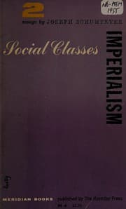 Imperialism [and] Social classes; two essays