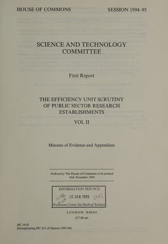 1st Report [Session 1993-94]