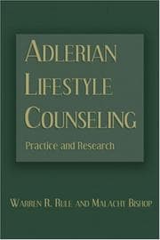 Adlerian lifestyle counseling