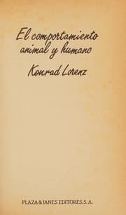 El comportamiento animal y humano