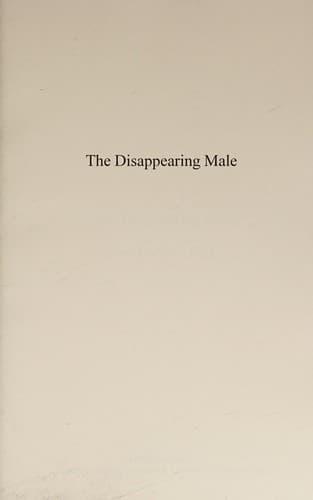 The disappearing male