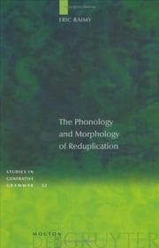 The phonology and morphology of reduplication