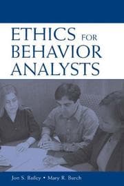 Ethics for behavior analysts