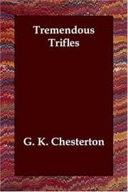 Tremendous trifles