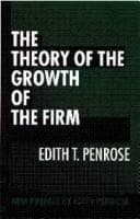 The theory of the growth of the firm