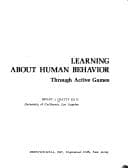 Learning about human behavior through active games