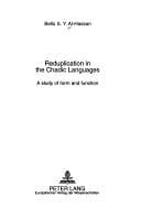 Reduplication In The Chadic Languages