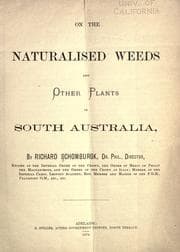 On the naturalised weeds and other plants in South Australia