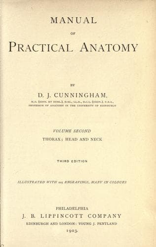 Manual of practical anatomy
