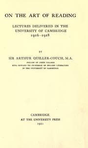 On the art of reading