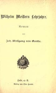 Wilhelm Meisters Lehrjahre