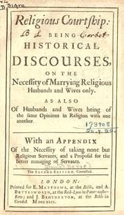 Religious courtship
