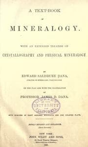 A text-book of mineralogy