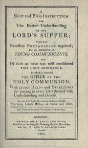 A short and plain instruction for the better understanding of the Lord's Supper