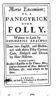 Moriæ Encomium