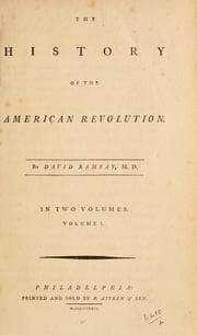 The history of the American revolution