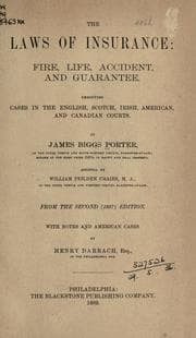 The laws of insurance