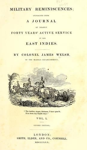Military reminiscences