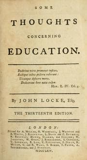 Some thoughts concerning education