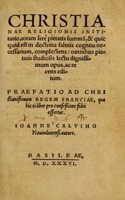 Institutio Christianae religionis