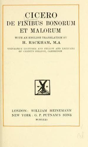De finibus bonorum et malorum