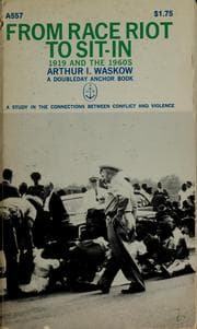 From race riot to sit-in, 1919 and the 1960s