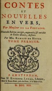 Contes et nouvelles en vers