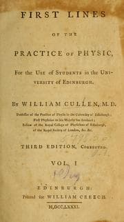 First lines of the practice of physic