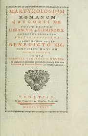 Martyrology