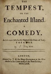 The Tempest or The Enchanted Island