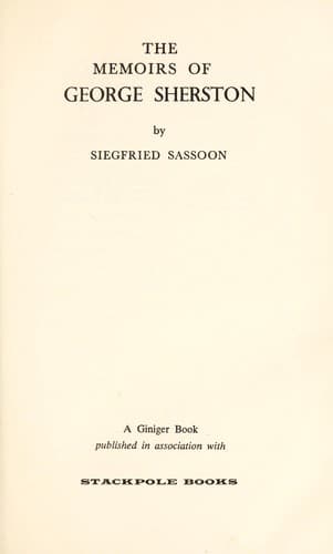 The memoirs of George Sherston