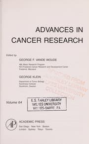 Advances in Cancer Research