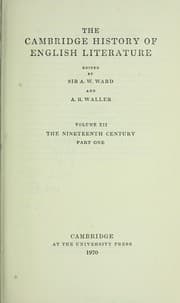 The Cambridge history of English literature