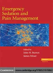 Emergency sedation and pain management