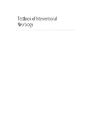 Textbook of interventional neurology