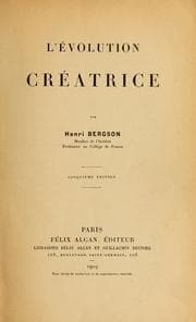 L'Évolution créatrice